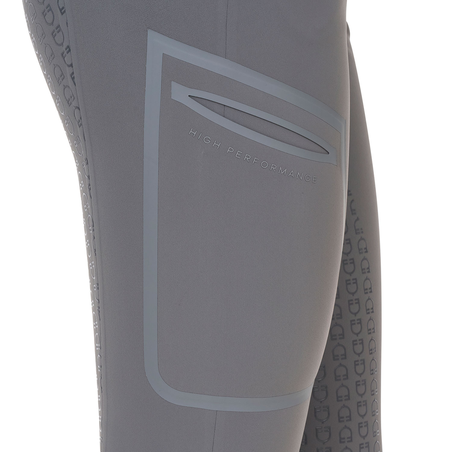 Damen-Reithose mit hohem Bund und Vollbesatz
