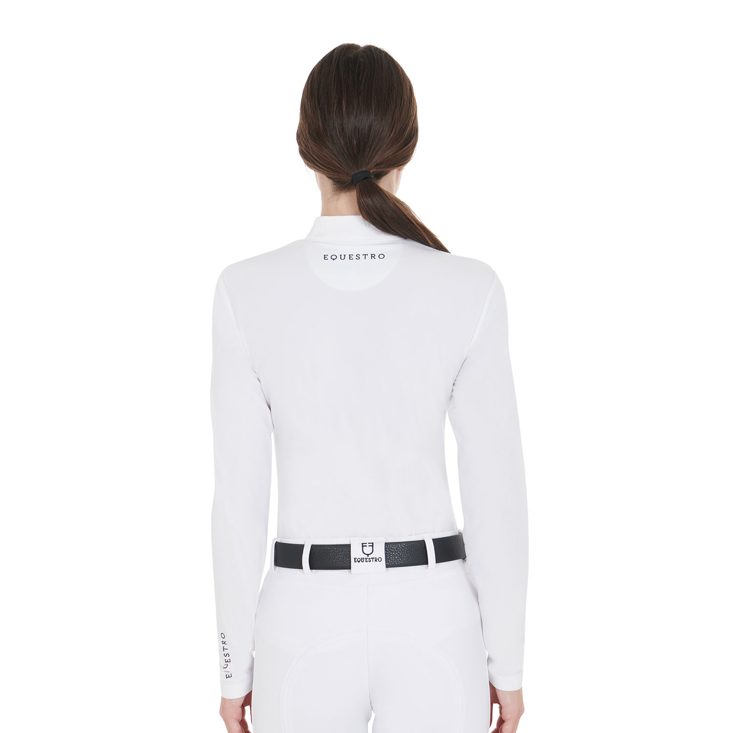 Turnier-Poloshirt für Damen aus technischem Stoff und Mesh