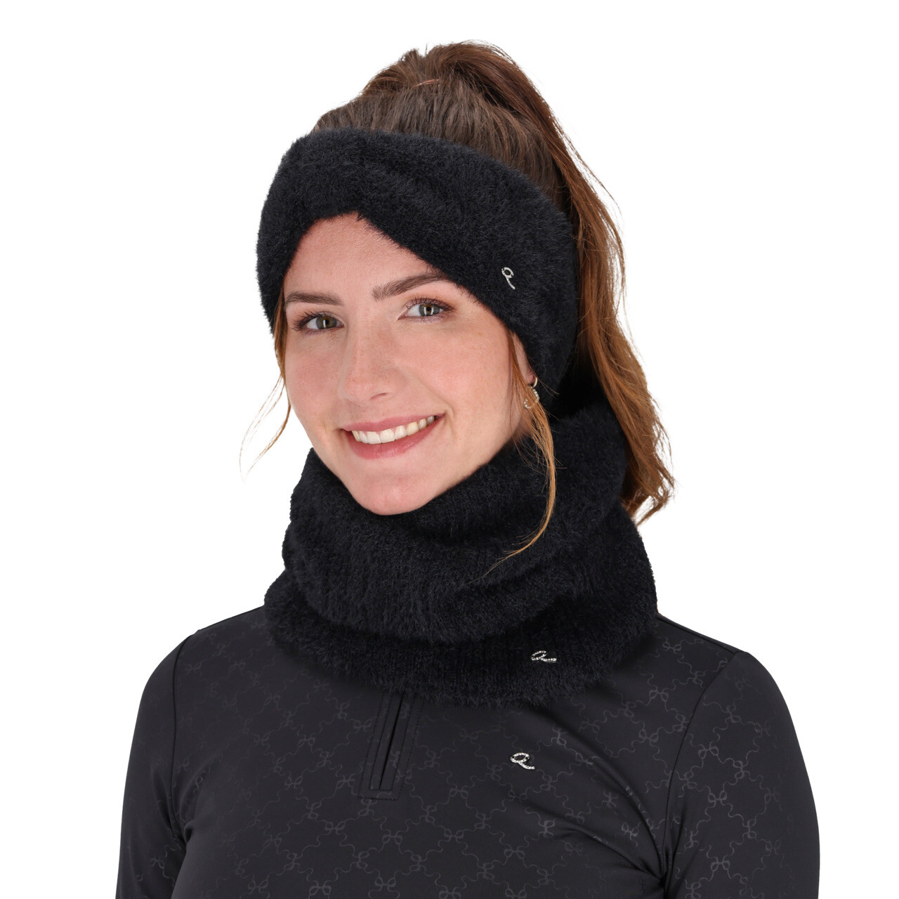 Stirnband Livora in schwarz