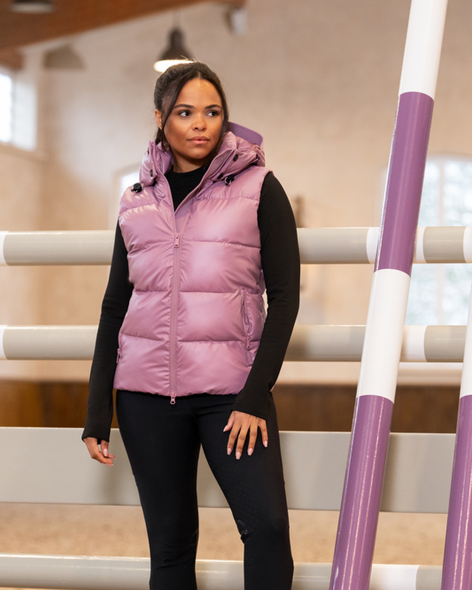 Ladies' Athleisure Quilted waistcoat