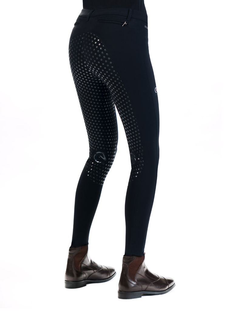 Ladies Dressage FG breeches with full grip in navy