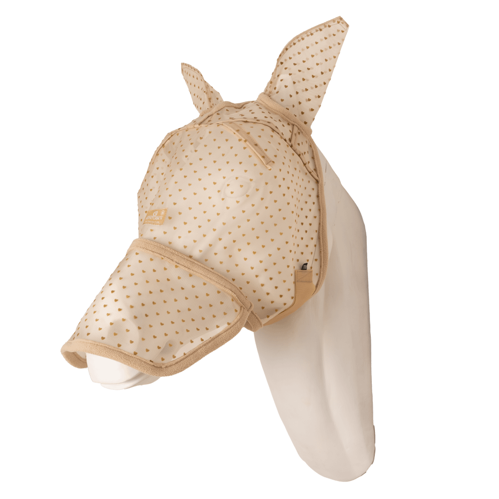 Fliegenmask Heart mit Ohren und Nase