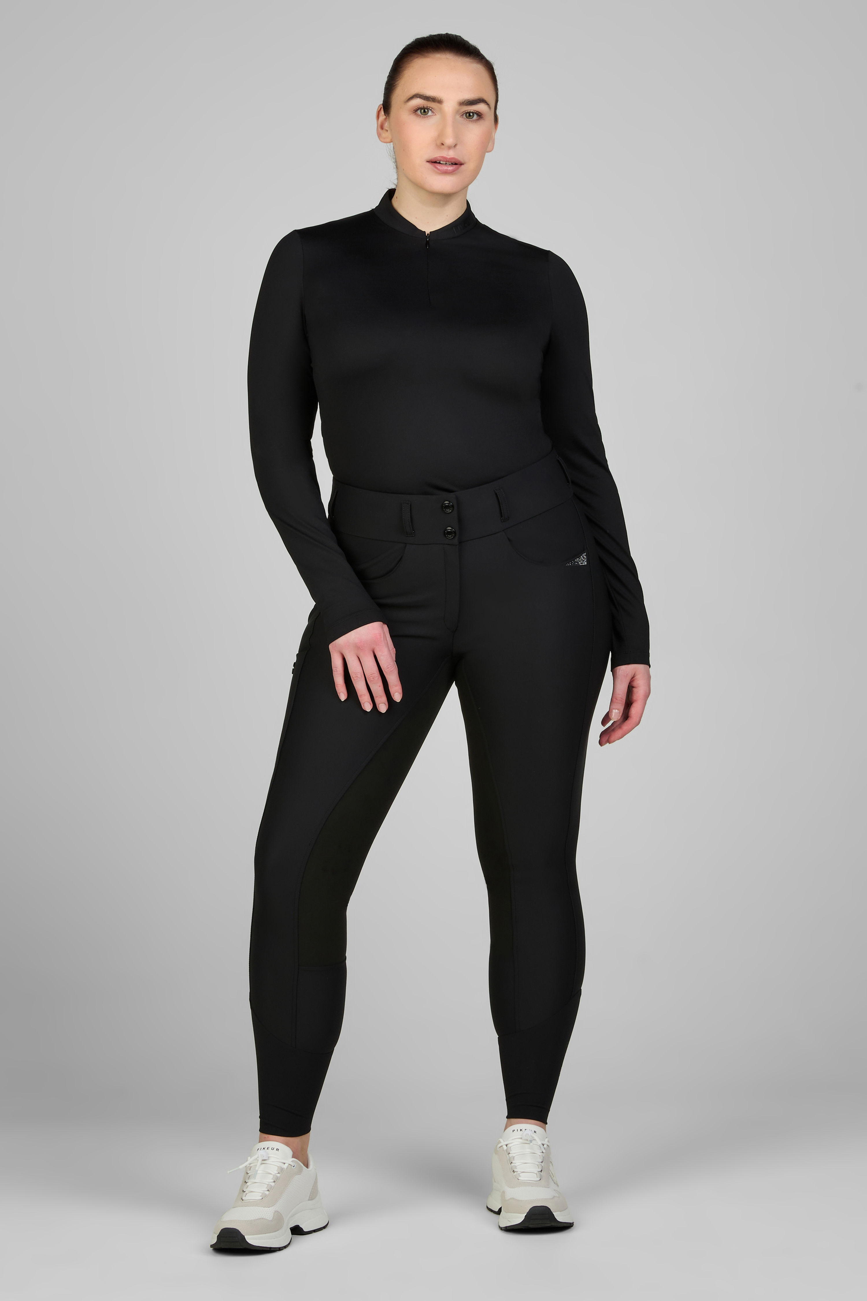 Riding breeches ladies Laure artificial leather full seat Riding breeches ladies Laure artificial leather full seat